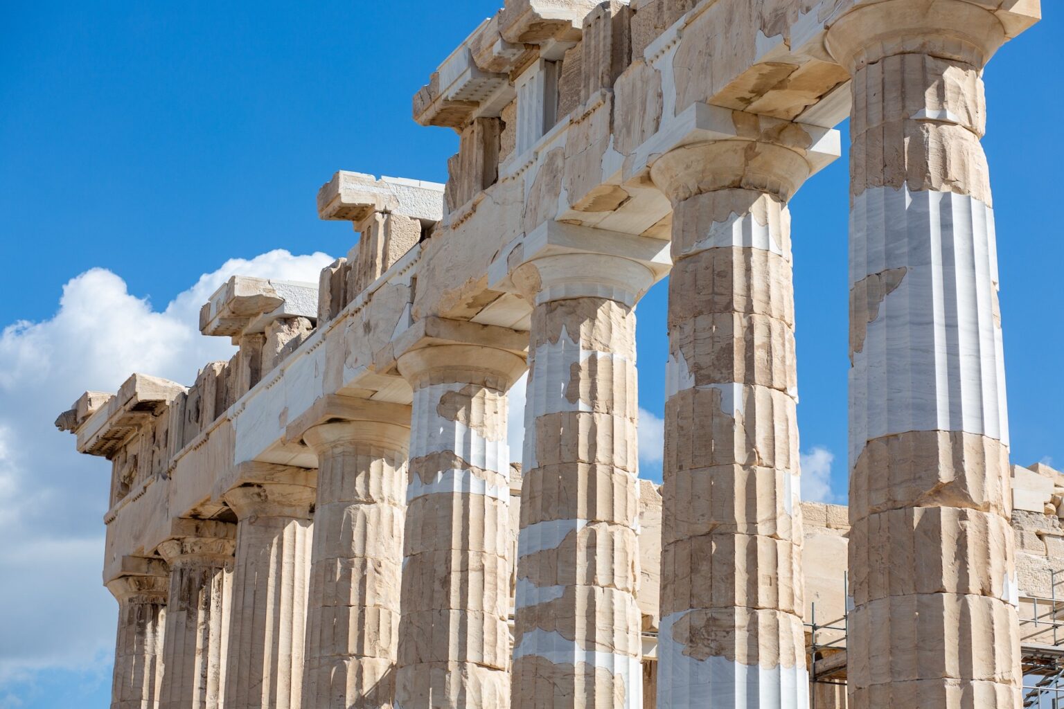 beautiful shot acropolis citadel athens greece